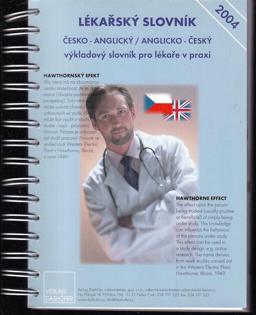 Lékařský slovník: česko anglický, anglicko-český výkladový slovník pro lékaře v praxi