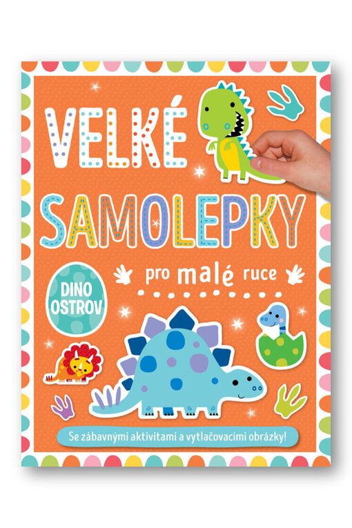 Velké samolepky pro malé ruce - Dino ostrov