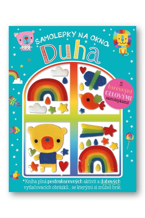 Duha - samolepky na okno
