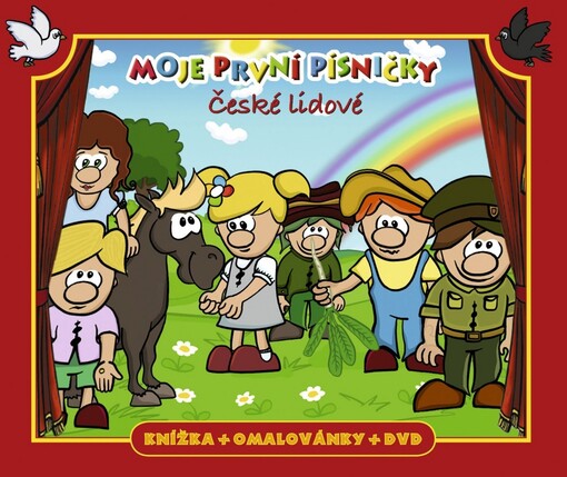 Moje první písničky :české lidové : knížka + omalovánky + DVD