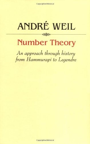 Number theory :an approach through history from Hammurapi to Legendre
