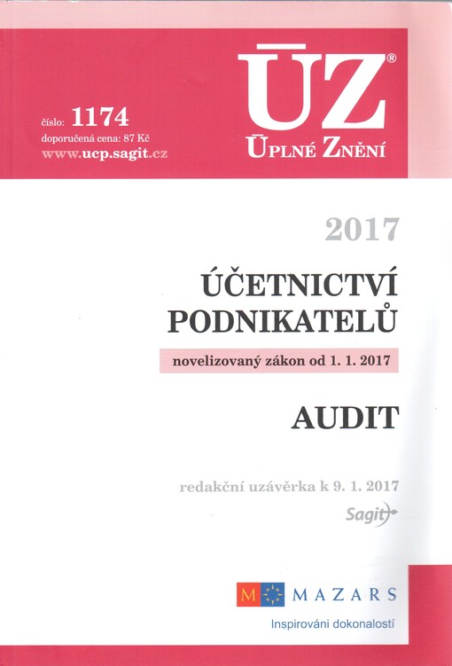 ÚZ č. 1174 Účetnictví podnikatelů