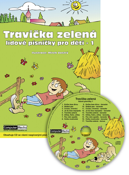 Travička zelená : lidové písničky pro děti 1 : 8 nejoblíbenějších lidových písniček pro děti