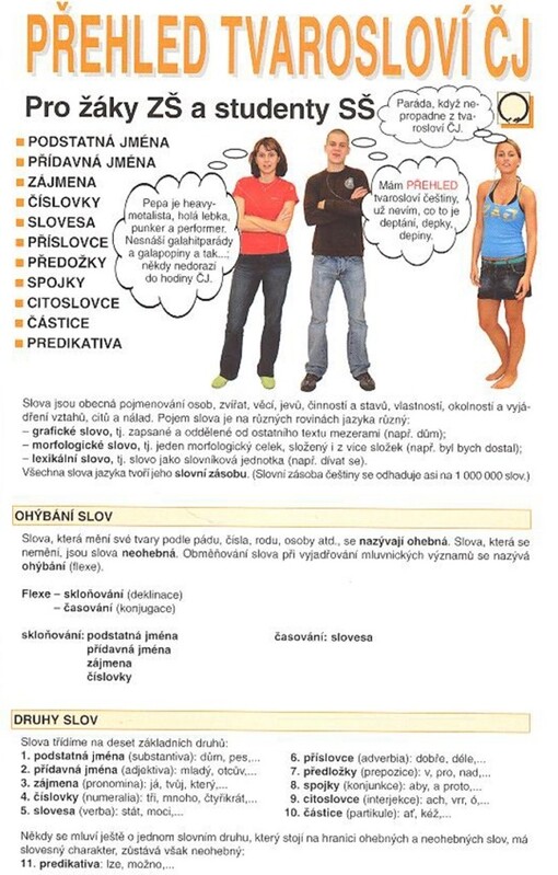 Přehled tvarosloví ČJ : pro žáky ZŠ a studenty SŠ