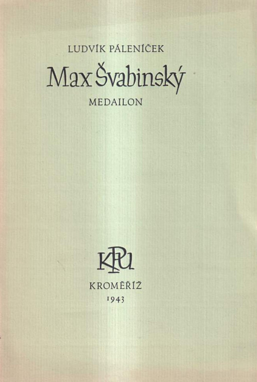 Max Švabinský: medailon