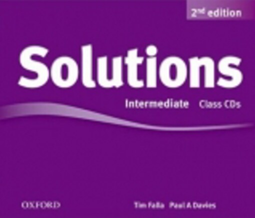 Maturita solutions :intermediate, CDs