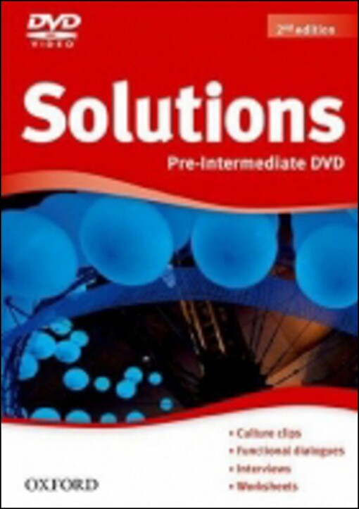 Maturita solutions :pre-intermediate, DVD