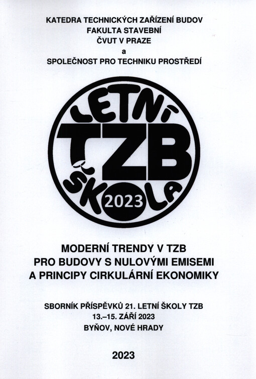 Sborník přednášek ... letní školy TZB ... : ...