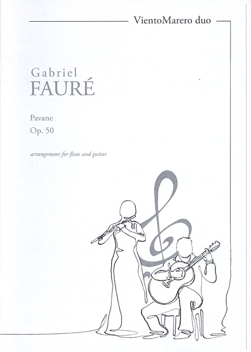 Pavane, op. 50 : arrangement for flute and guitar