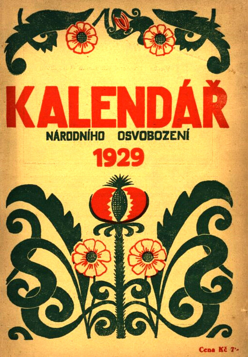 Rodinný kalendář Národního osvobození na rok 