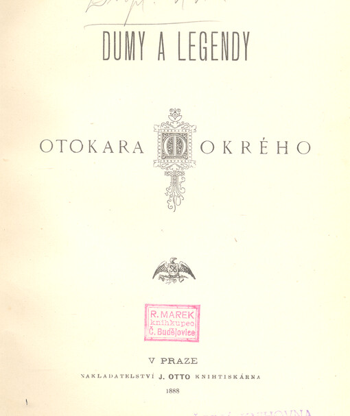 Dumy a legendy Otokara Mokrého