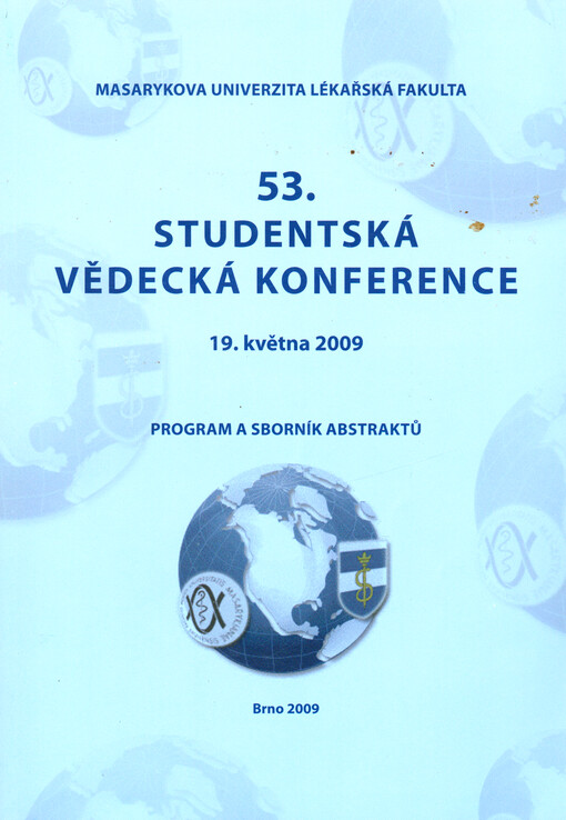 53. studentská vědecká konference : 19. května 2009 ; program a sborník abstraktů