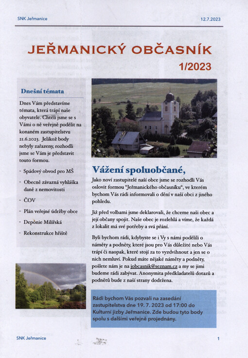 Jeřmanický občasník