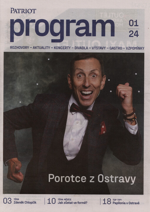 Patriot program : rozhovory, aktuality, koncerty, divadla, výstavy, gastro, vzpomínky