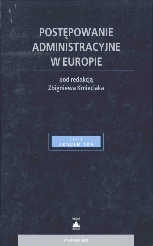 Postępowanie administracyjne w Europie