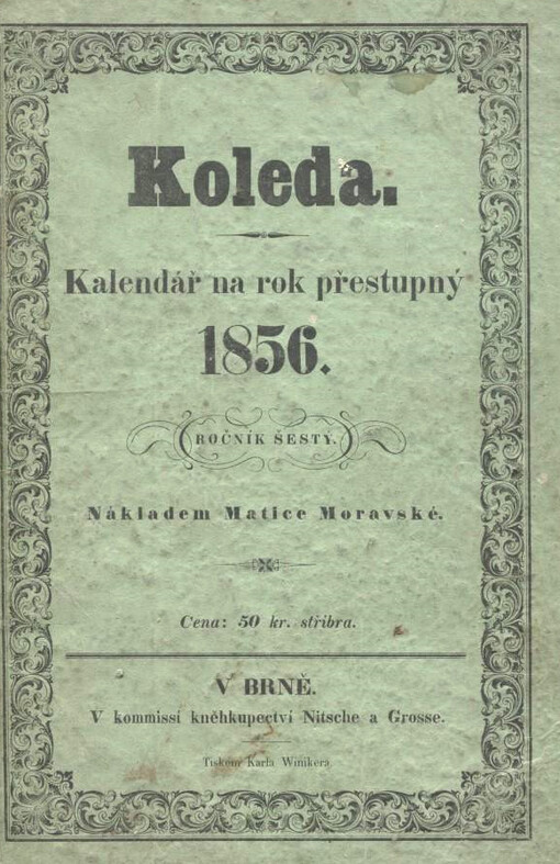 Koleda : kalendář na rok ..