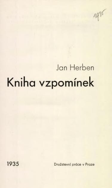 Kniha vzpomínek