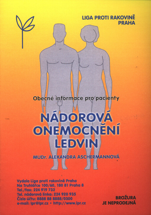 Nádorová onemocnění ledvin : obecné informace pro pacienty