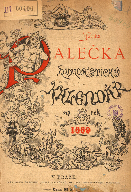 Nového Palečka humoristický kalendář na rok 1889