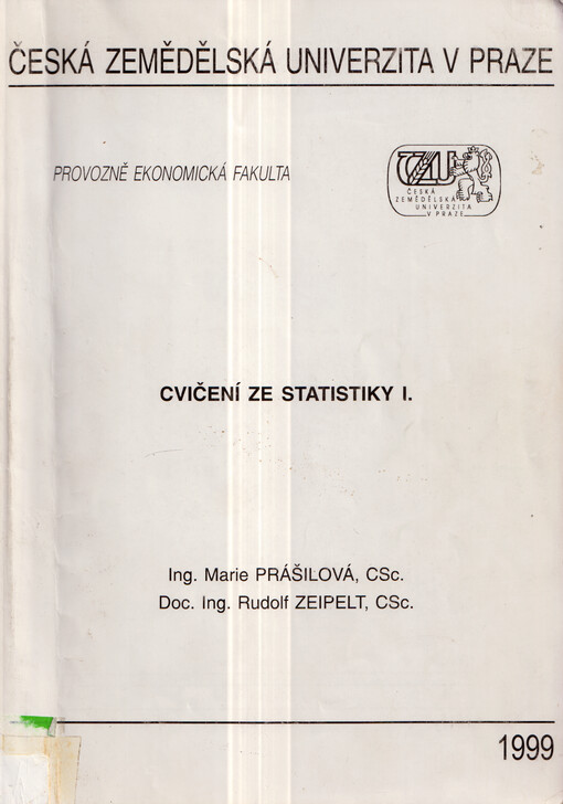 Cvičení ze statistiky I