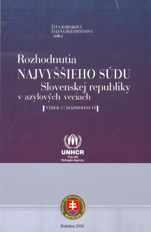 Rozhodnutia Najvyššieho súdu Slovenskej republiky v azylových veciach