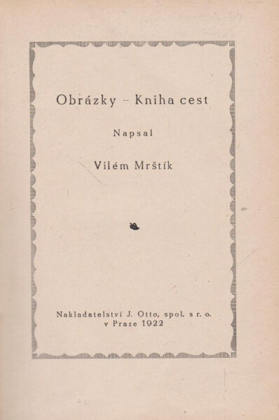 Obrázky - Kniha cest