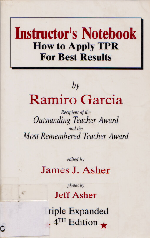 Instructor's notebook : how to apply TPR for best results