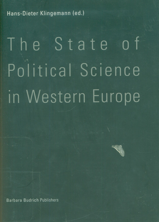The state of political science in Western Europe