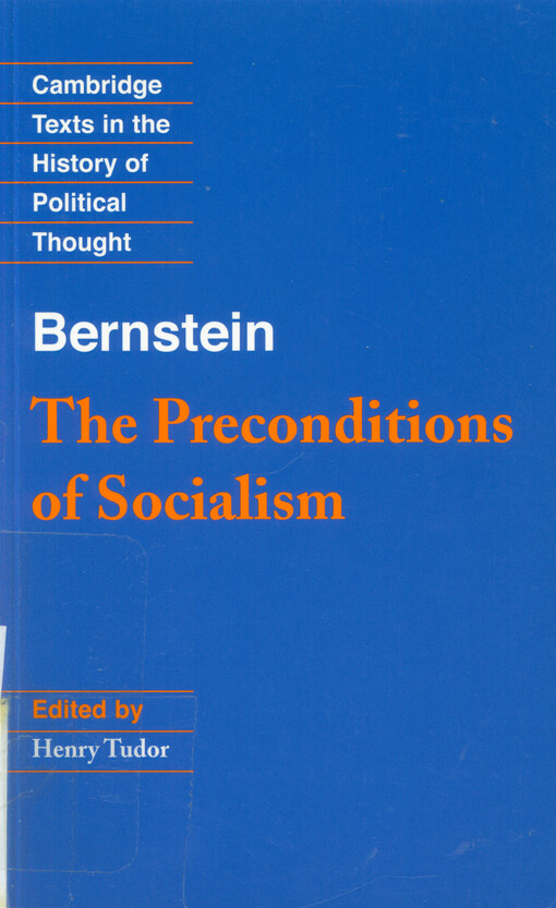 The preconditions of socialism