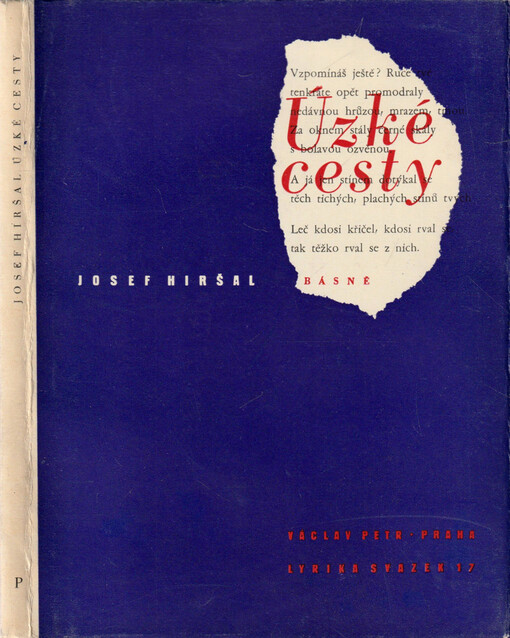 Úzké cesty :verše z let 1944-1947