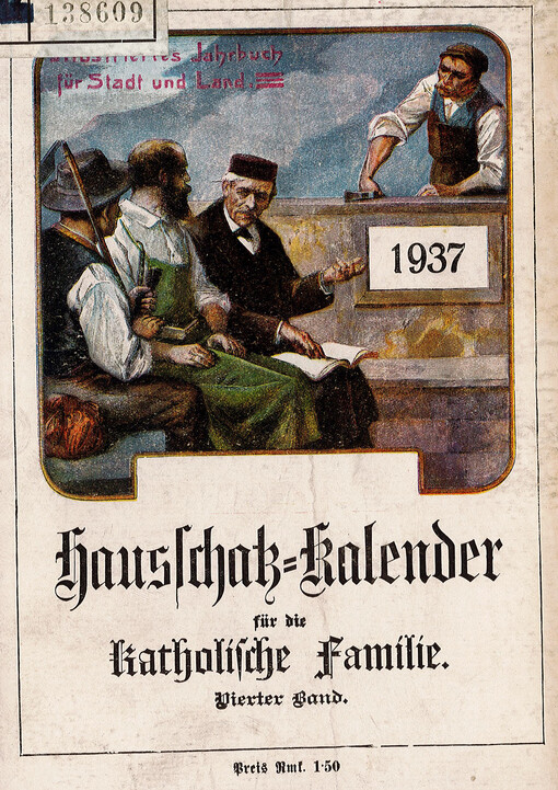Illustrierter Hausschatz-Kalender für die katholische Familie.