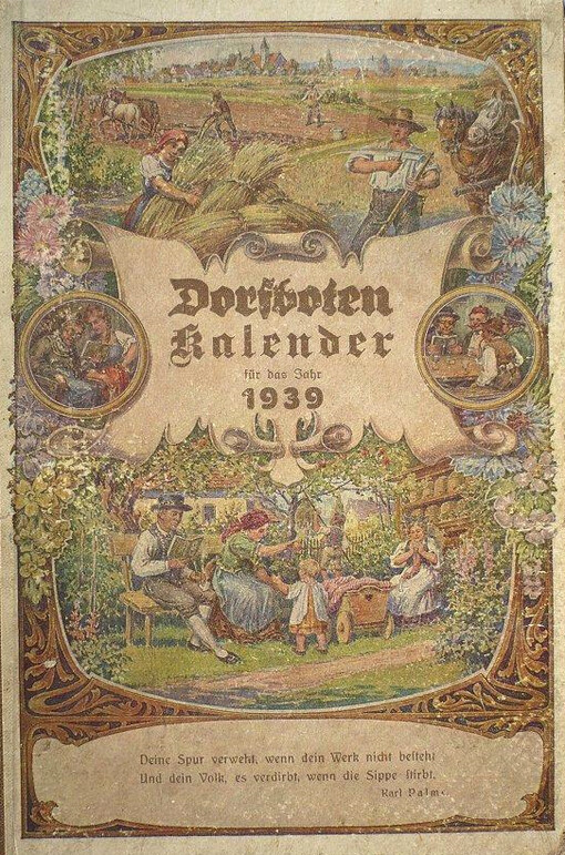     Dorfboten-Kalender für das Jahr 