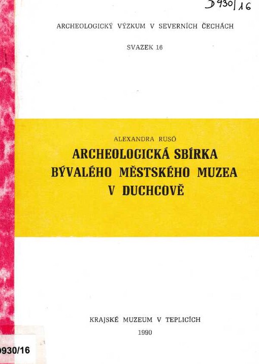 Archeologická sbírka bývalého Městského muzea v Duchcově