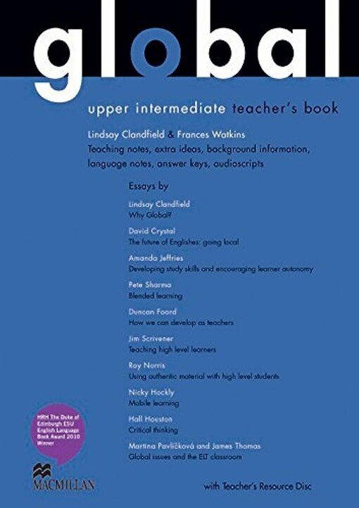 Global :upper intermediate, teacher’s book
