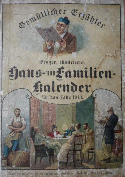 Großer illustrirter Haus- und Familien-Kalender auf das gemeine