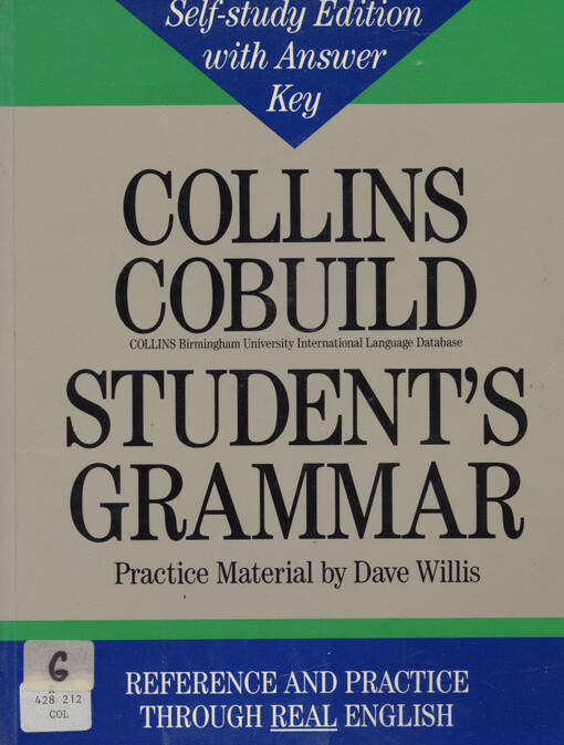 Collins COBUILD student's grammar : self-study edition with answer key