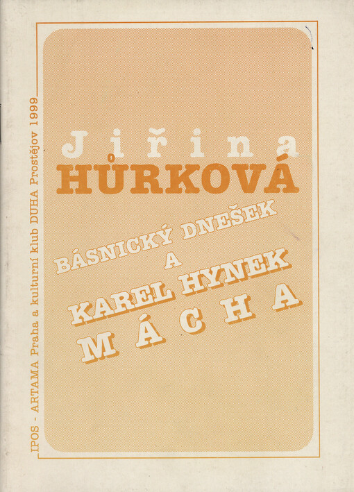 Básnický dnešek a Karel Hynek Mácha