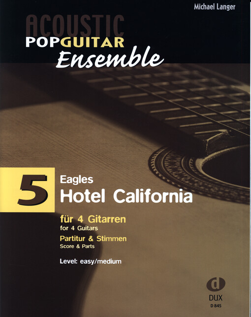 Acoustic Pop Guitar Ensemble. 5