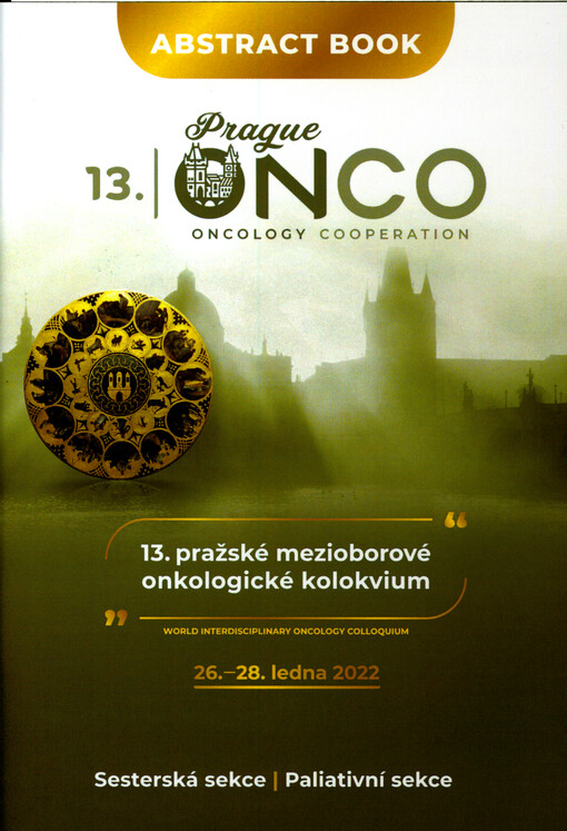 ... Prague ONCO : ... pražské mezioborové onkologické kolokvium : ...