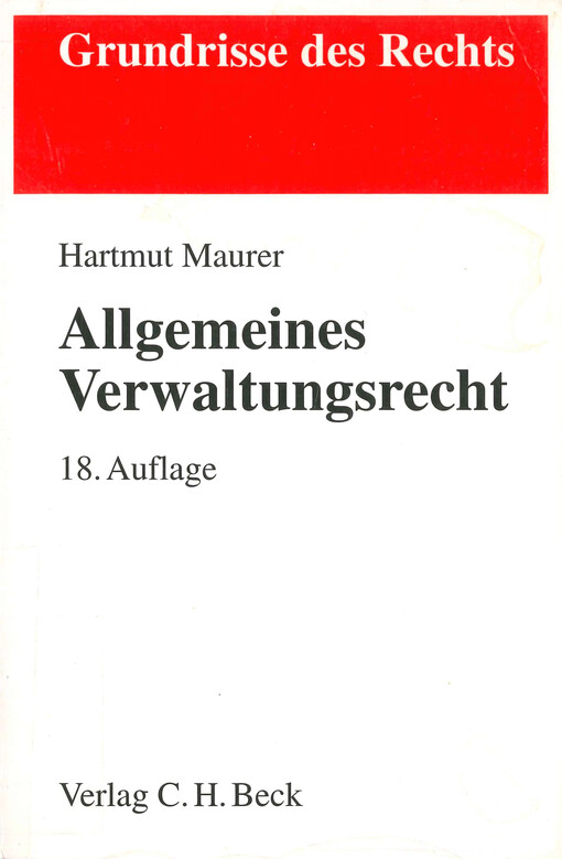 Allgemeines Verwaltungsrecht