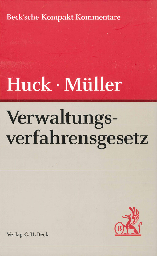 Verwaltungsverfahrensgesetz : Beck'scher Kompakt-Kommentar