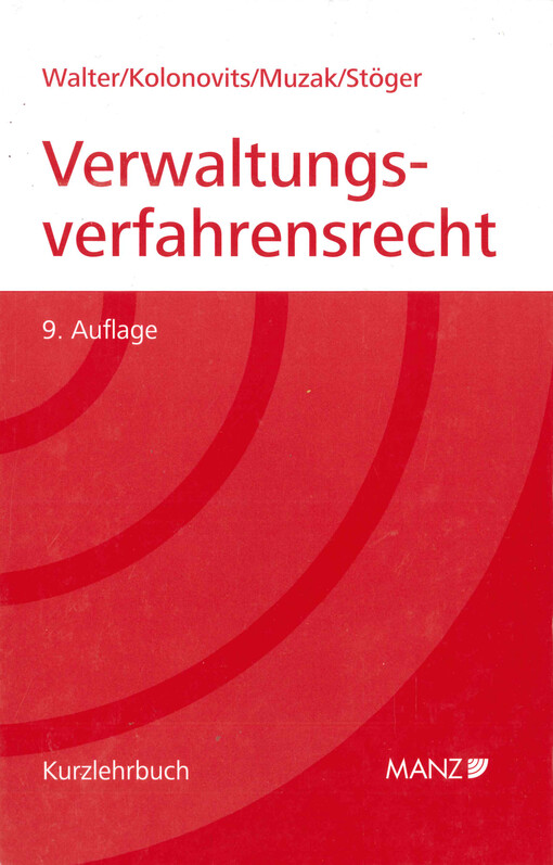 Grundriss des österreichischen Verwaltungsverfahrensrechts