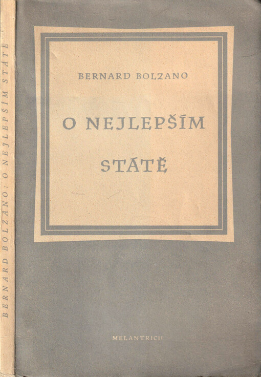 O nejlepším státě, neboli, Myšlenky kohosi, jenž lidstvo miloval, o nejúčelnějším zařízení společnosti občanské