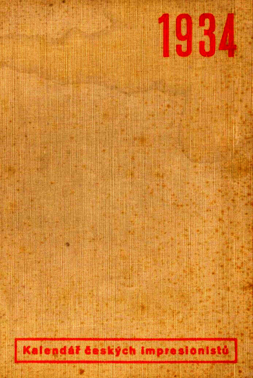 Kalendář českých impresionistů [1934]