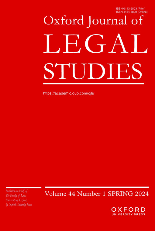 Oxford journal of legal studies