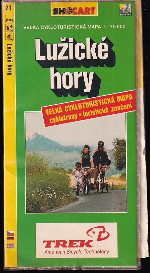 Lužické horyvelká cykloturistická mapa : cyklotrasy, turistické značení /