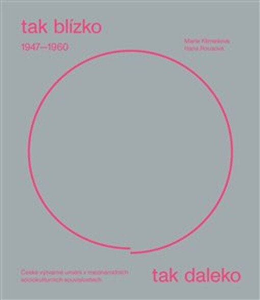Tak blízko, tak daleko : 1947-1960 : české výtvarné umění v mezinárodních sociokulturních souvislostech