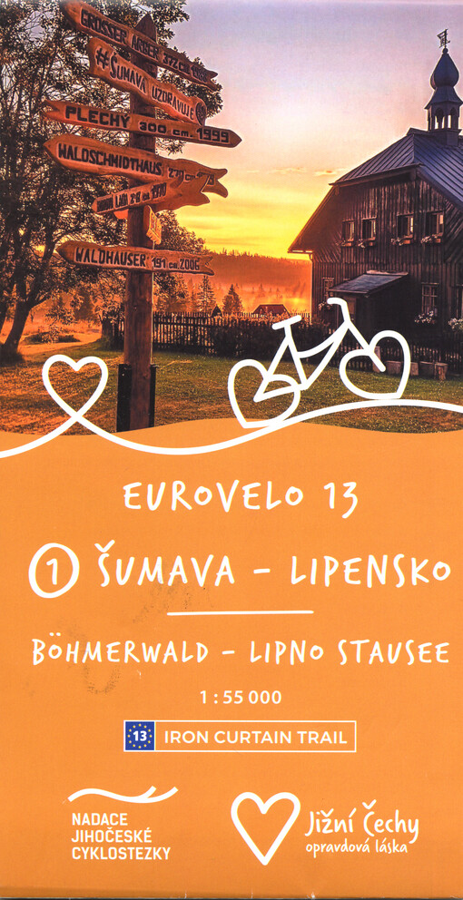 Eurovelo 13. 1, Šumava - Lipensko = Böhmerwald - Lipno Stausee