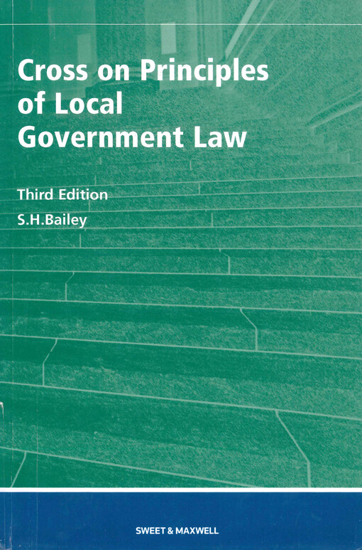 Cross on principles of local government law