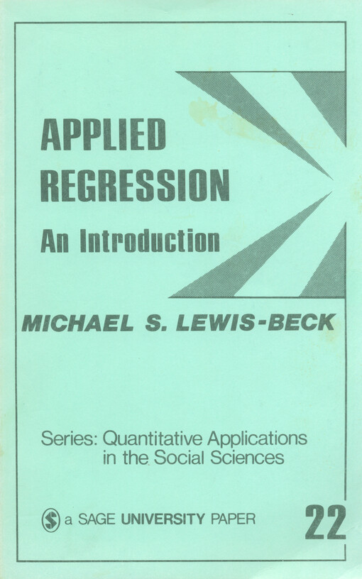 Applied regression : an introduction